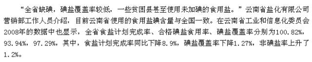 大量假盐流入市场,昆明假盐最新事件