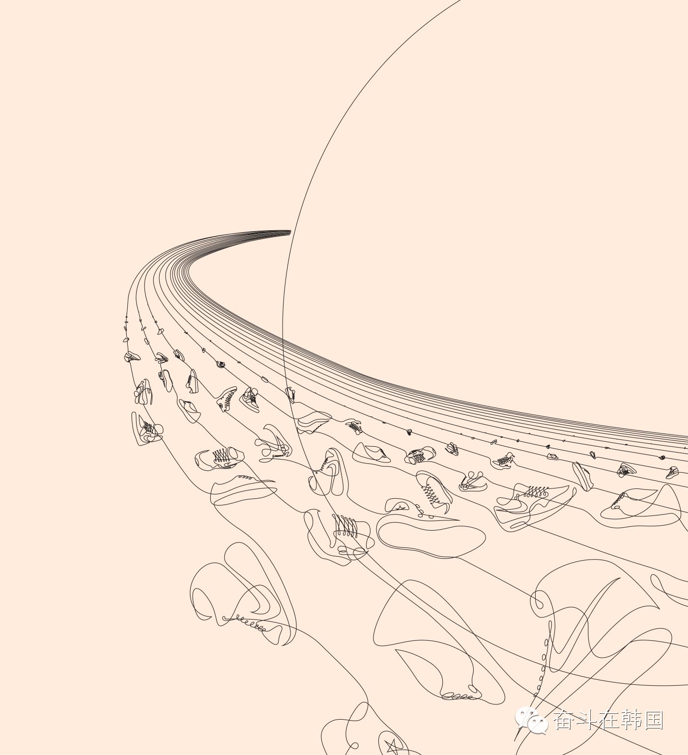 看达人是如何一笔画出潮鞋的！