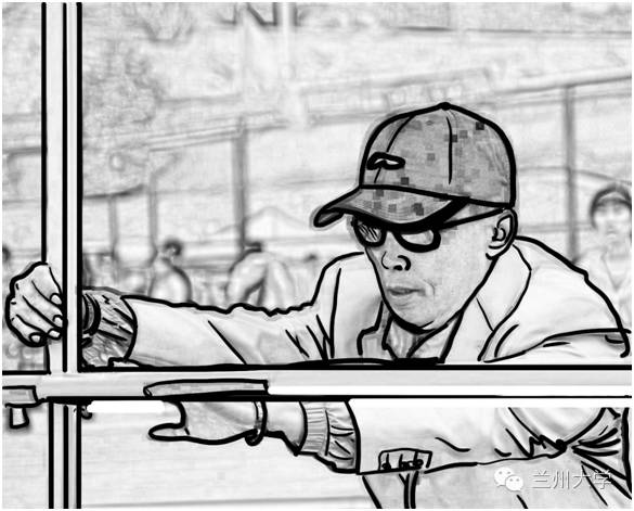 手绘田径比赛动画,校运会简笔画绘画