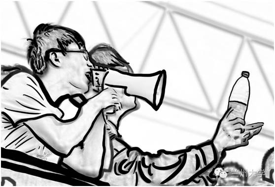 手绘田径比赛动画,校运会简笔画绘画