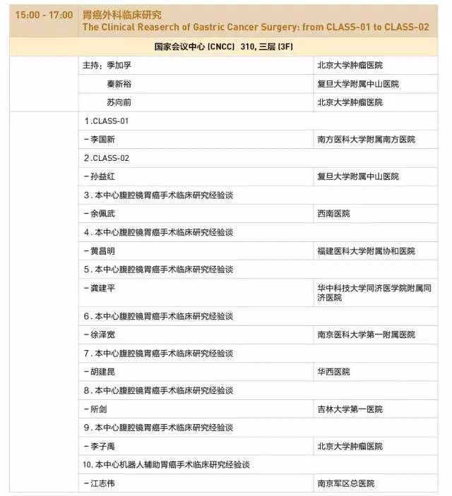 第十三届全国青光眼学术会议,第十八届全国胃癌学术会议