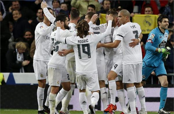 西甲皇马vs拉科鲁尼亚5-0录像集锦齐达内首秀贝尔带帽本泽马2球