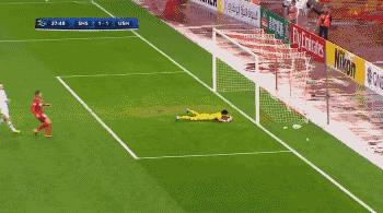 看了一晚上球赛,看了半天比赛输了