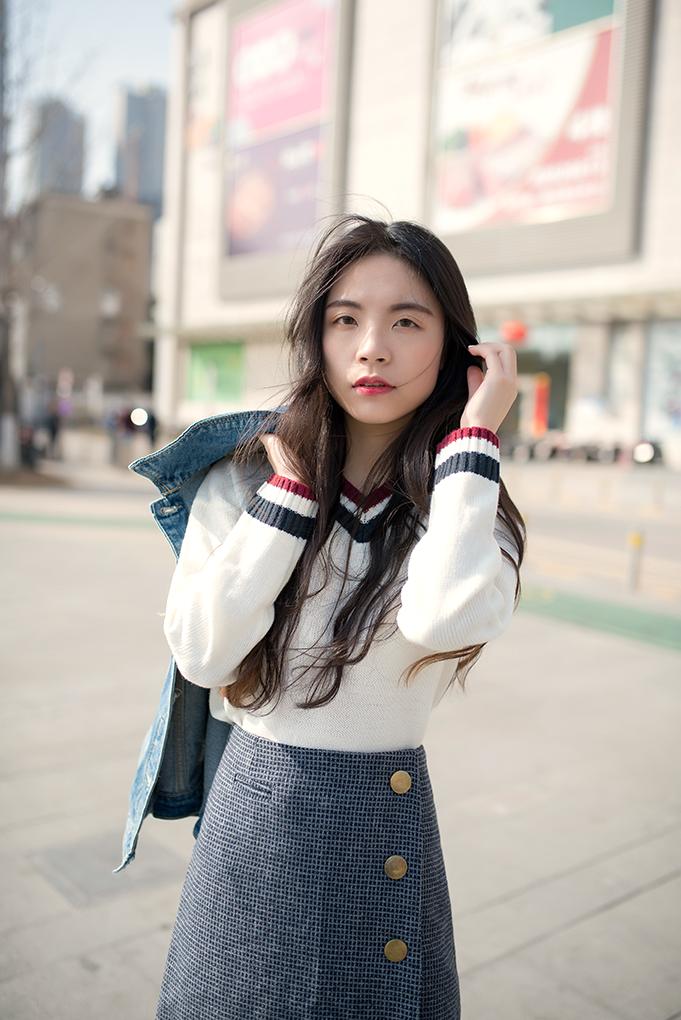 牛仔衣内搭针织衫,加厚加绒女款内搭针织衫牛仔衣