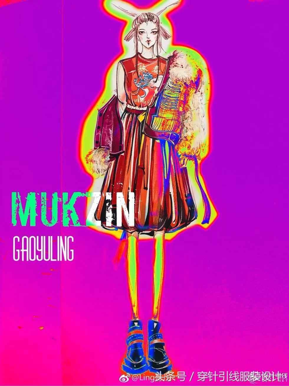 时装手绘视频,时装简笔画手绘图片