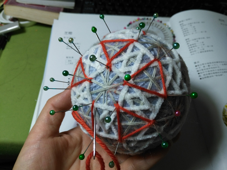 手鞠球制作图案图纸,手鞠球漩涡制作教程