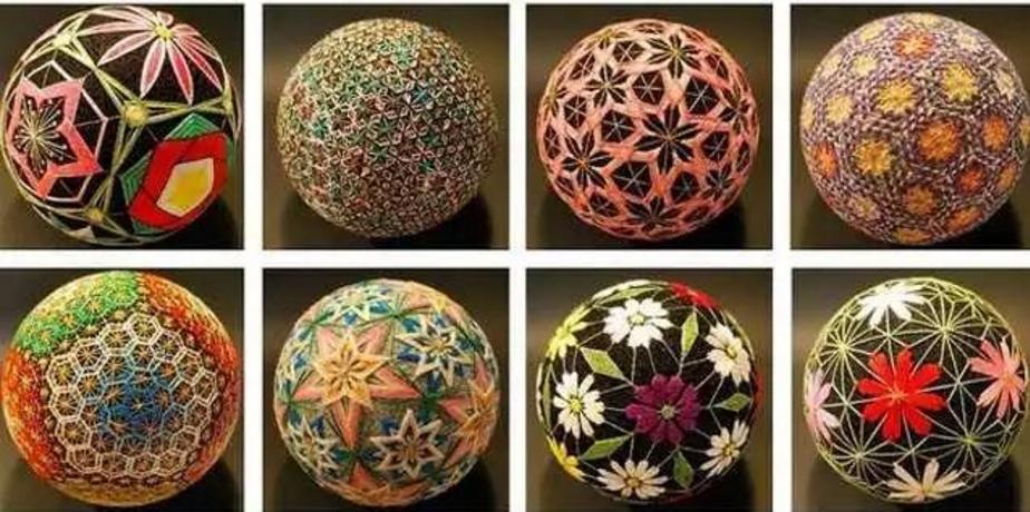 手鞠球制作图案图纸,手鞠球漩涡制作教程