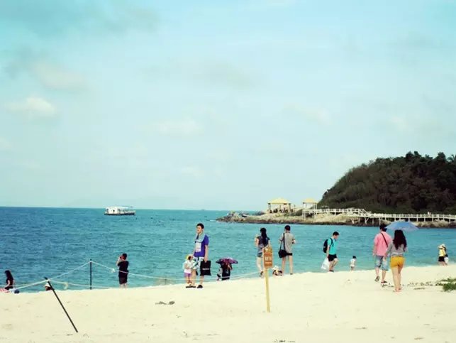 三亚远山大海蓝天白云,爱在三亚拉丁舞