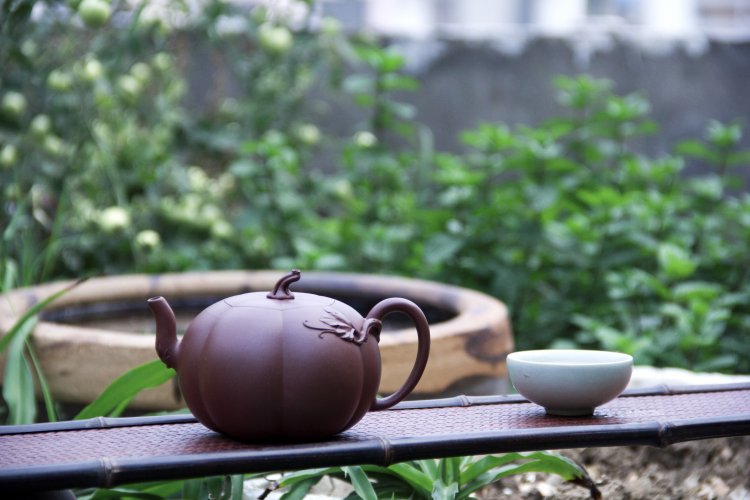 为啥紫砂壶是黄色的,为什么紫砂壶有绿色的呀