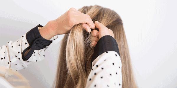 彩绳编发教程图解慢动作,中短发编发发型扎法图解