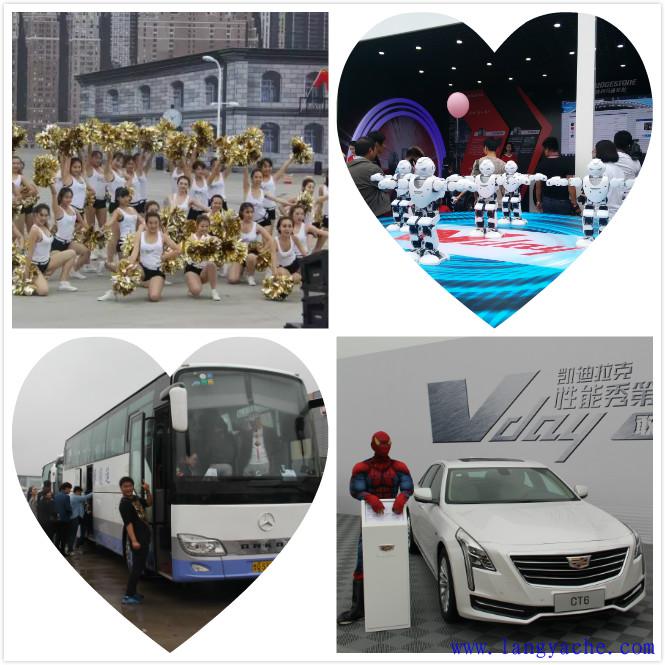 凯迪拉克灯光秀豪车,凯迪拉克飙车的精彩片段