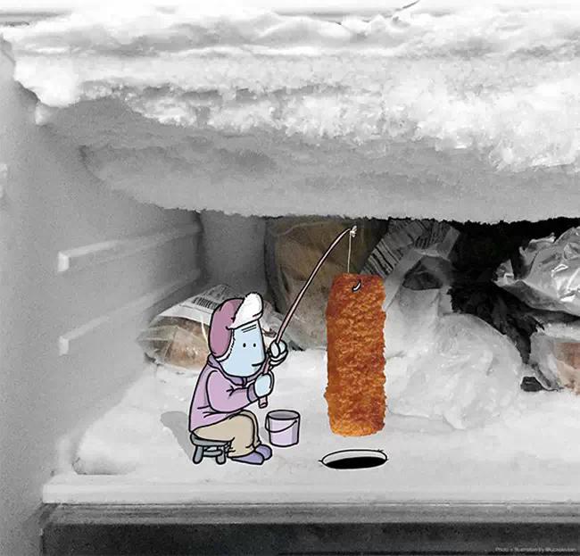 一组脑洞大开的小漫画,脑中构思了一部有意思的创意漫画