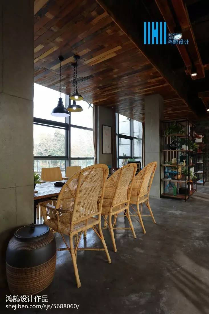 时尚仪式感茶馆设计风格,工装茶室设计的经典案例