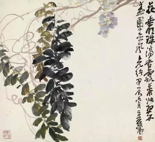 吴昌硕的作品哪个好,吴昌硕牡丹作品图片