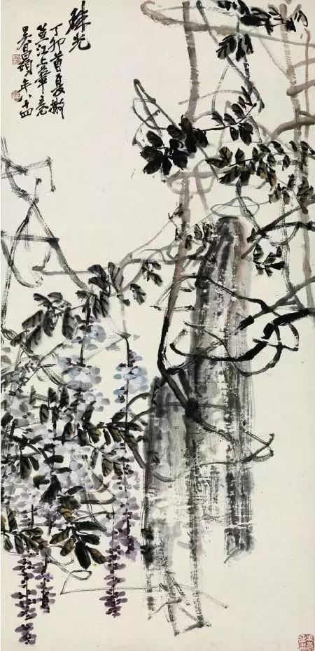 吴昌硕的作品哪个好,吴昌硕牡丹作品图片