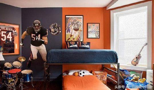 男孩房装修设计高级感,男孩屋装修风格效果图