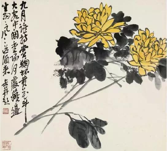 吴昌硕的作品哪个好,吴昌硕牡丹作品图片