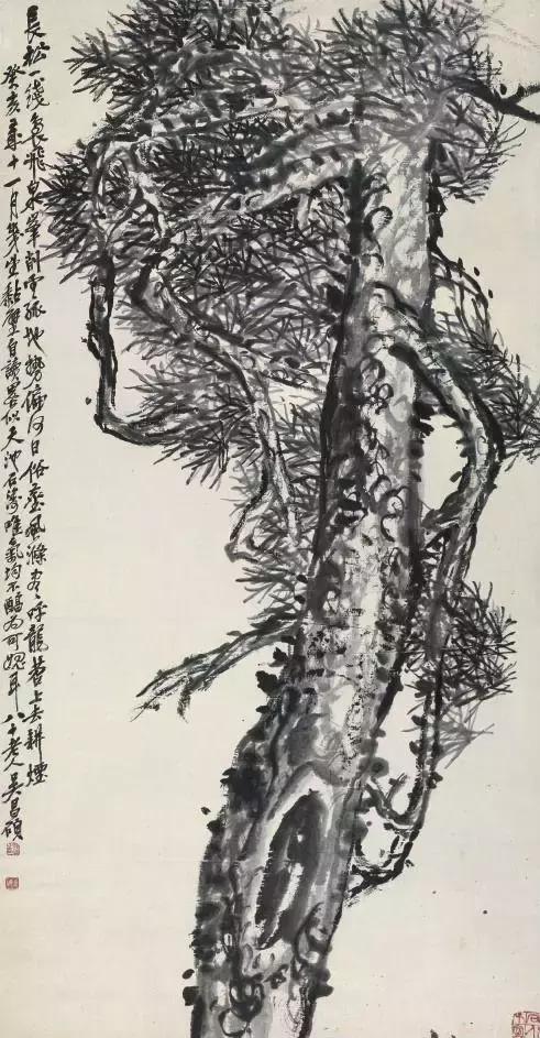 吴昌硕的作品哪个好,吴昌硕牡丹作品图片