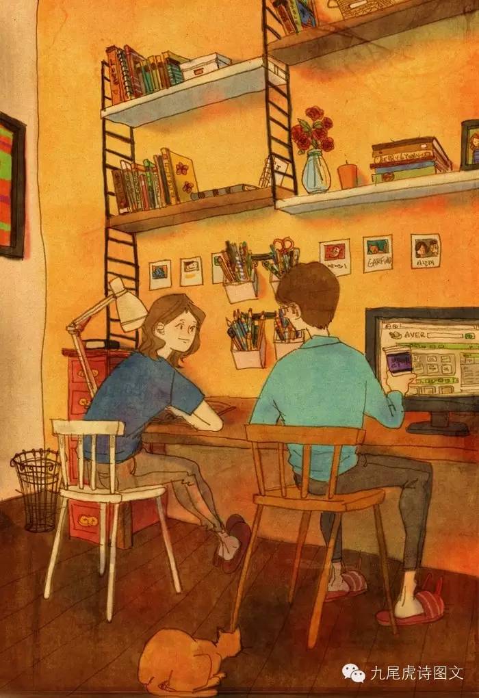 loveis韩国插画师,loveis爱小时光插画