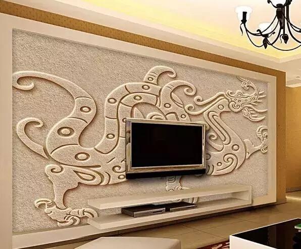 砂岩背景墙效果图大全,中式砂岩浮雕墙