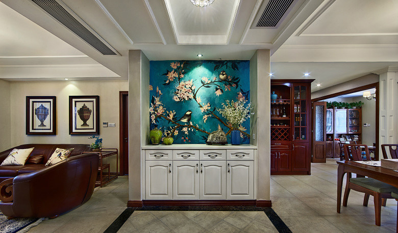 石膏线已经贴完了怎么安装柜子,电视背景墙石膏线的正确安装方法