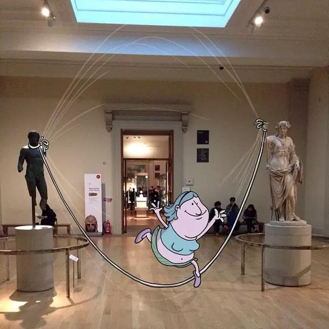 一组脑洞大开的小漫画,脑中构思了一部有意思的创意漫画