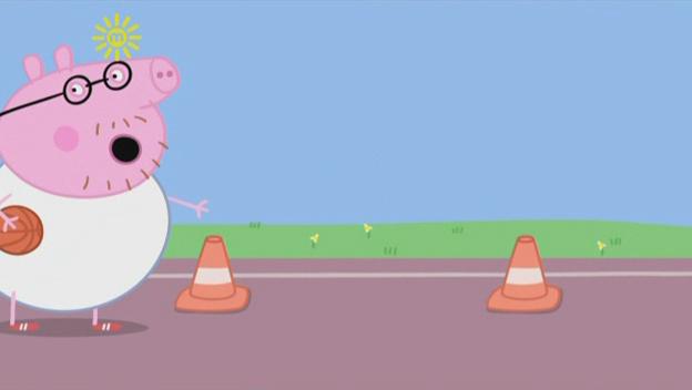 粉红猪英语动漫,粉红猪和苍蝇动画片