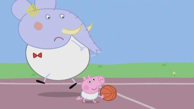 粉红猪英语动漫,粉红猪和苍蝇动画片