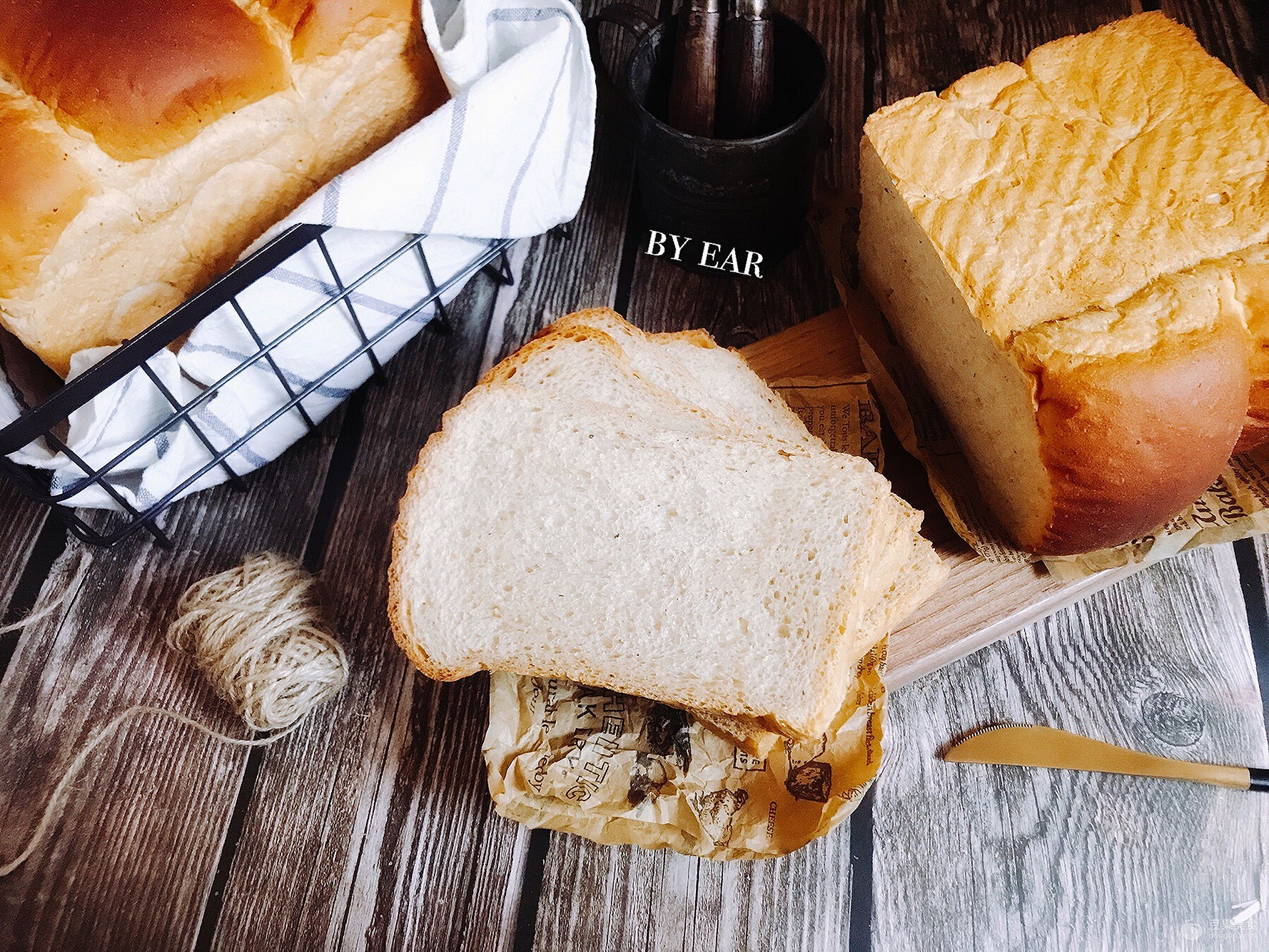 奶味超浓的吐司面包早餐,英式甜面包