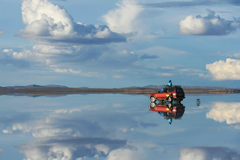 玻利维亚乌尤尼天空之镜视频,天空之镜玻利维亚