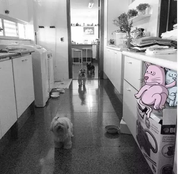 一组脑洞大开的小漫画,脑中构思了一部有意思的创意漫画