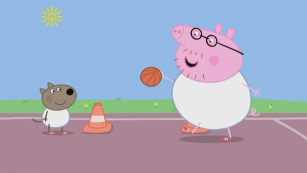 粉红猪英语动漫,粉红猪和苍蝇动画片