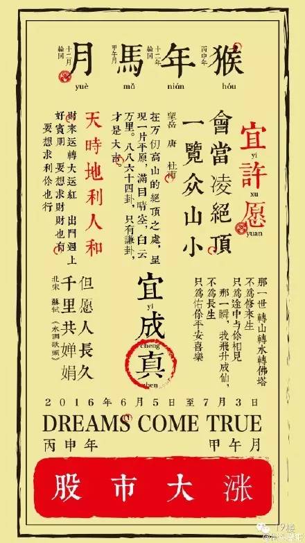 传说中的那个日子终于要来了，赶紧许愿丨早安