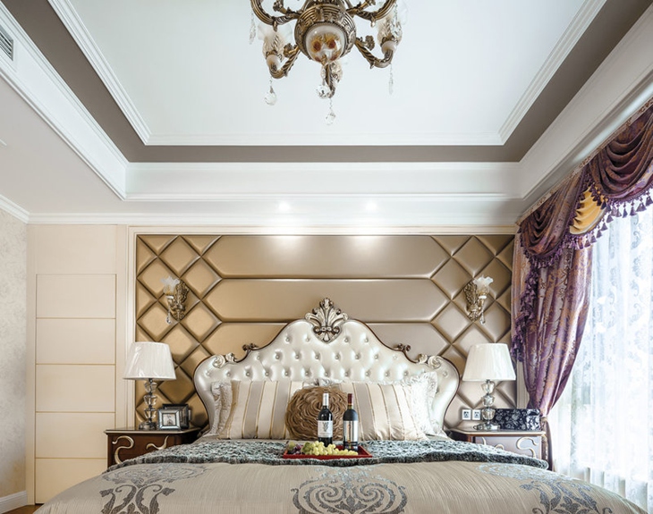 酒店床头软包设计效果图,90后喜欢什么样的床