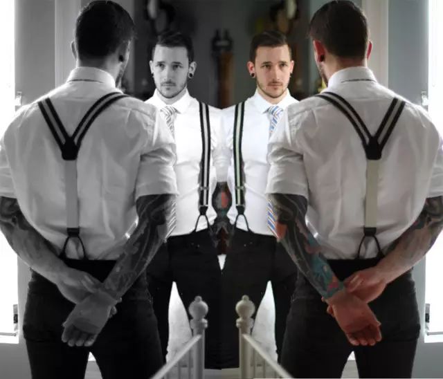 你说男朋友穿背带裤太娘？我说明明就很绅士！