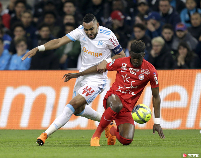 法甲第32轮马赛0:0闷平蒙彼利埃