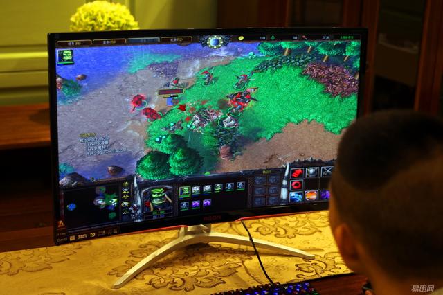 aocag320fc曲面显示器评测,用aoc显示器玩switch