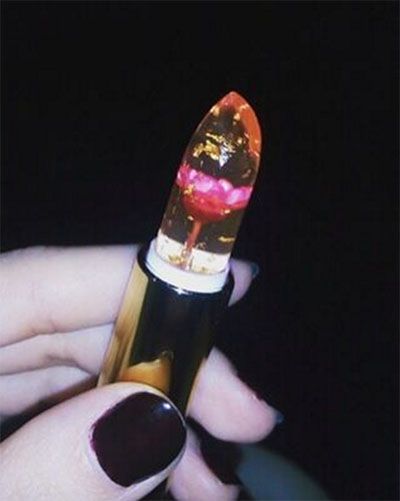 泰国草莓味变色唇膏,泰国变色唇膏水蜜桃