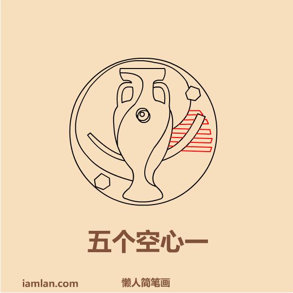 怎么画欧洲杯人物,足球画欧洲杯