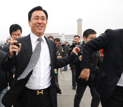 王健林球队进世界杯,马云王健林东北投资