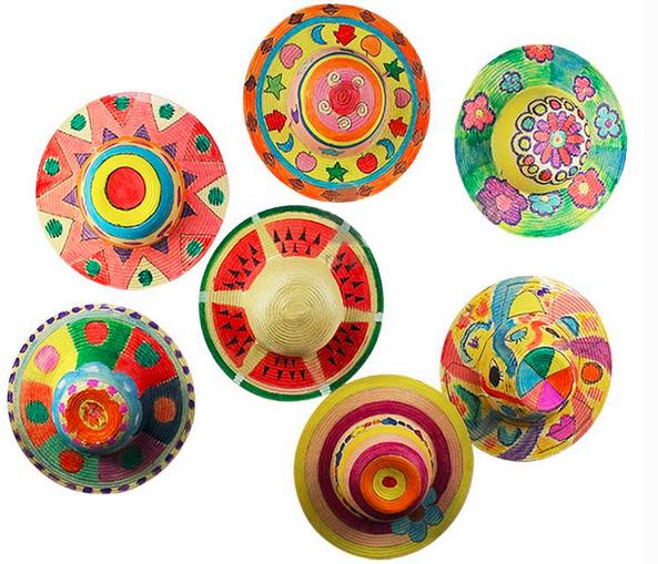 夏日遮阳帽手工最简单的,夏日遮阳帽手工儿童