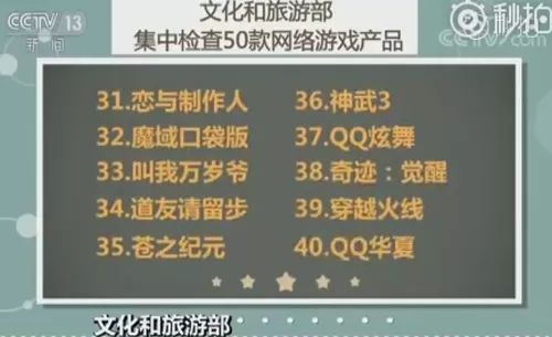 文化部严查网游违法违规,文化和旅游部网络文化执法指引