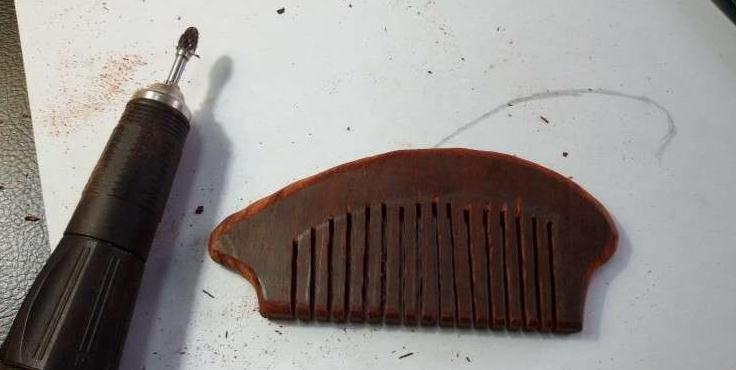 小叶紫檀梳子正品手工,小叶紫檀木梳子图片大全