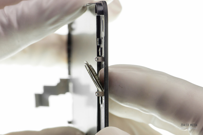 拆修iphone手机,苹果5c换后壳