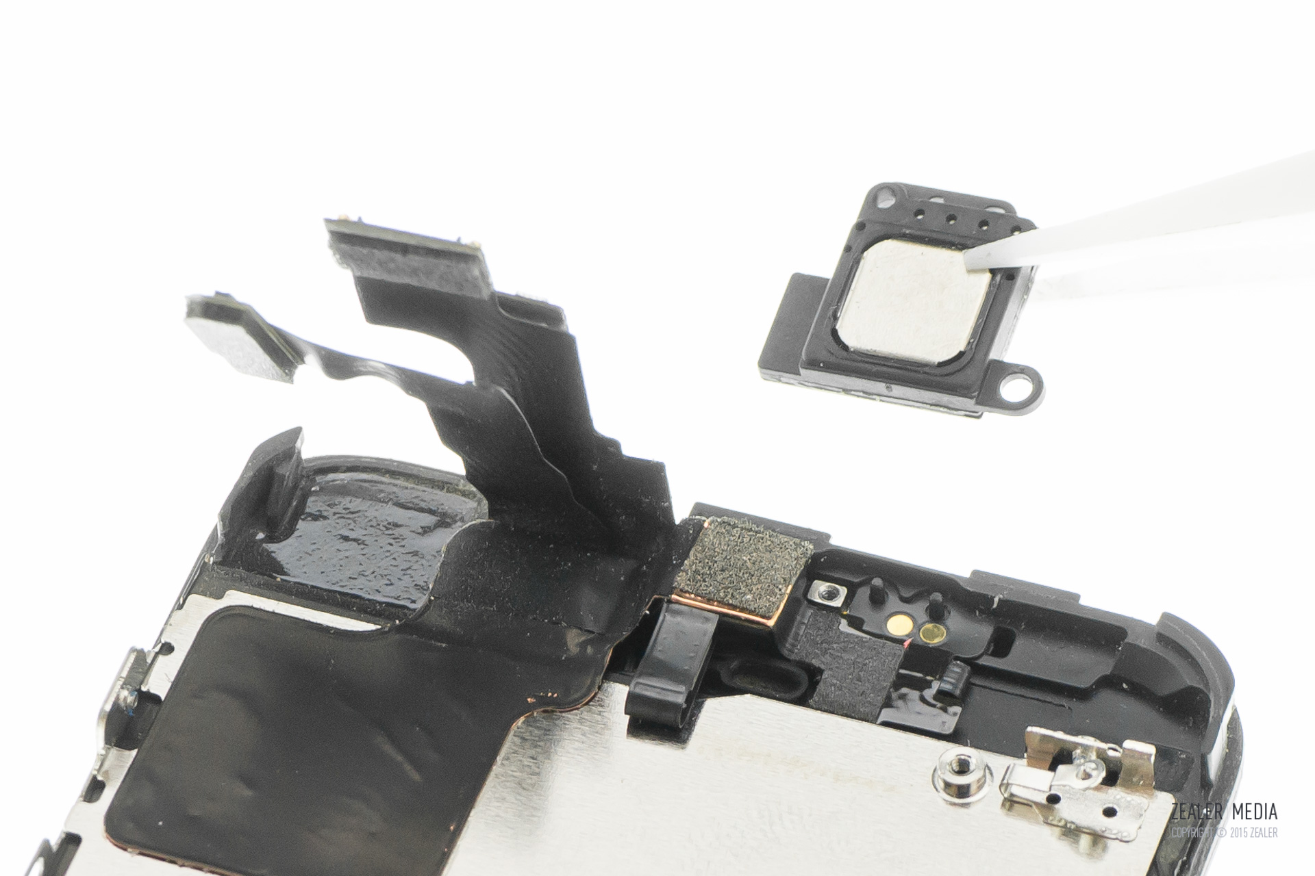 拆修iphone手机,苹果5c换后壳