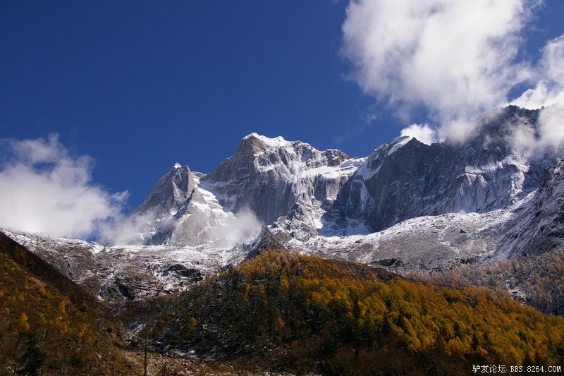 古道，细雨，暮雪-我的长坪沟半截秋色之旅