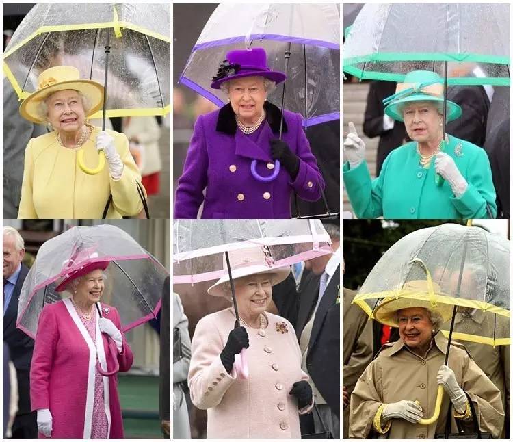 英国女王彩虹伞伊丽莎白二世,英国女王雨伞