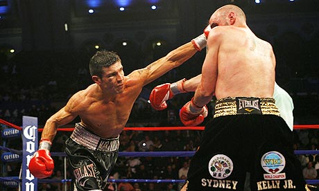 垂下双臂依然让对手血溅五步，阿根廷探戈杀手拳风华丽完爆梅威瑟