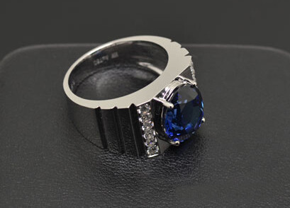 彩宝男戒：男人也可以如此风骚