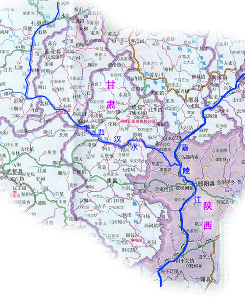 汉中汉水之源,汉中为啥叫汉中